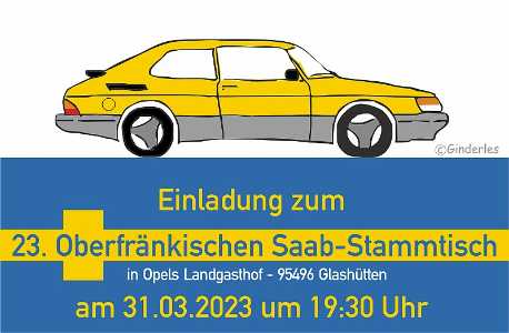 Einladung zum Oberfränksichen Saab-Stammtisch